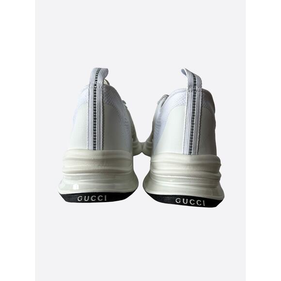Gucci White GG Logo Run Sneaker - Picture 4 of 7